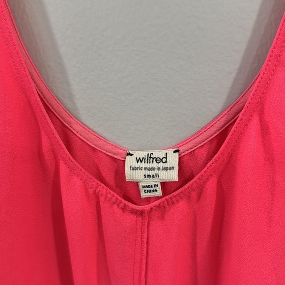 ARITZIA Wilfred hot pink mini casual pullover summer dress - Picture 5 of 5